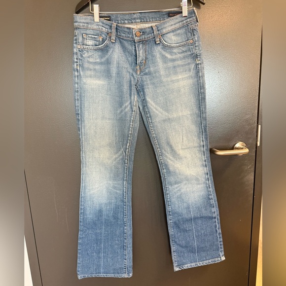 Citizens Of Humanity size 30 near new! Classic Light Blue Boot Cut Jeans - Picture 3 of 13